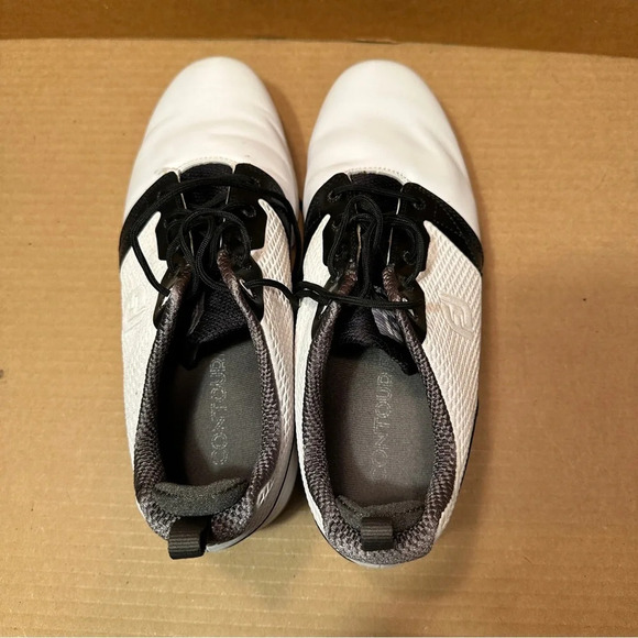 FootJoy Contour Fit men's golf shoes, size 10.5W, soft spike, spring, outdoors - Picture 3 of 13